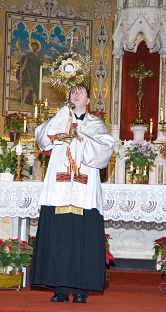 Benediction, celebrating the second anniversary of the Fraternity of St Genesius