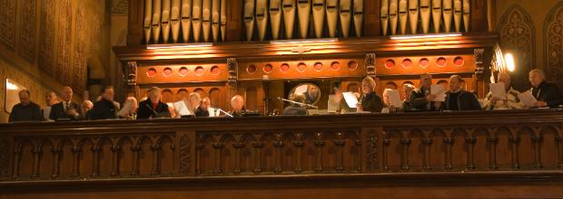 St Peter's Male Voice Choir, conducted by Edward Holly